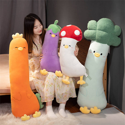 Giant Mushroom Eggplant Broccoli Carrot Cosplay Chicken Plush Toy toy triver
