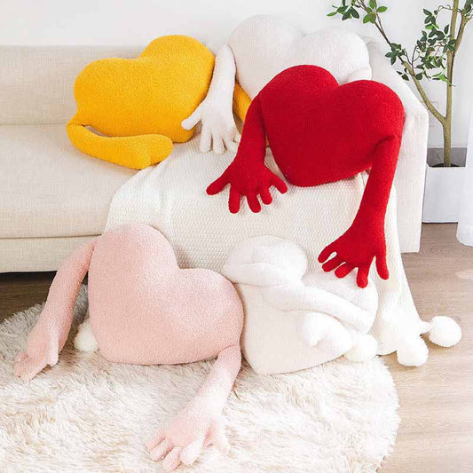 Cute Hands Heart Plush Toy Pillow Cushion toy triver