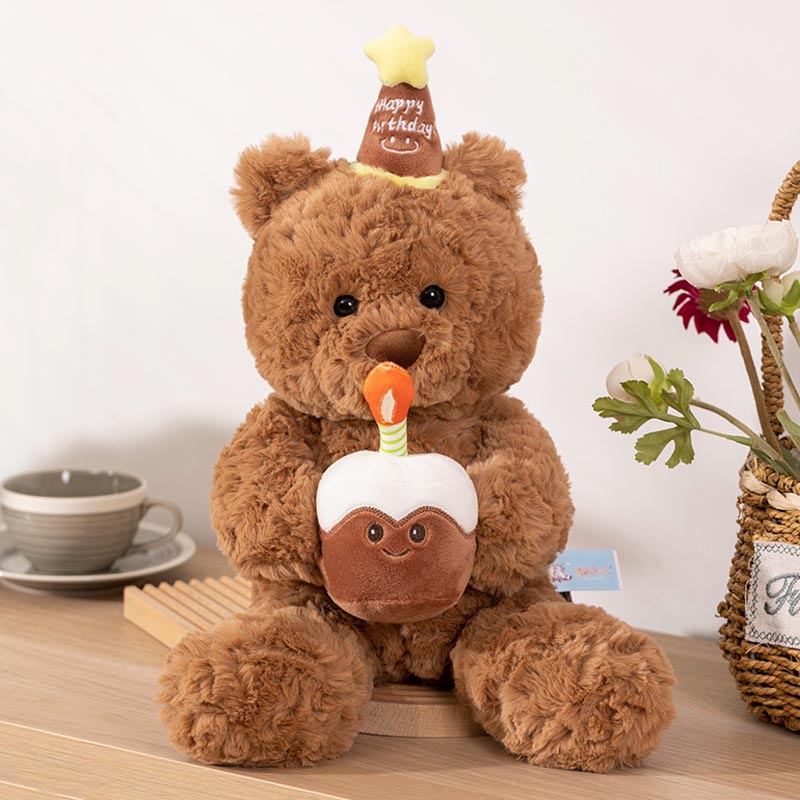 Happy Birthday Teddy Bear Plush Toy toy triver