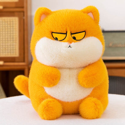 Kawaii Angry Fat Cat Plush Toy
