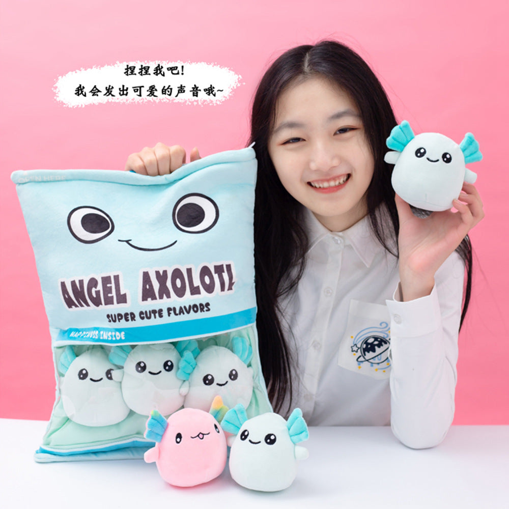 Kawaii Axolotl Plush Toy Stuffed Animal toy triver