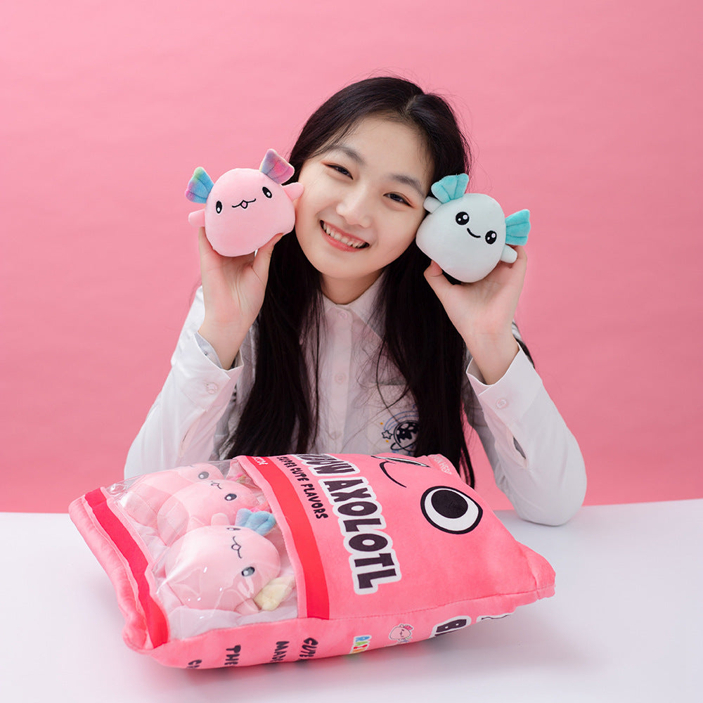 Kawaii Axolotl Plush Toy Stuffed Animal – Toy Triver
