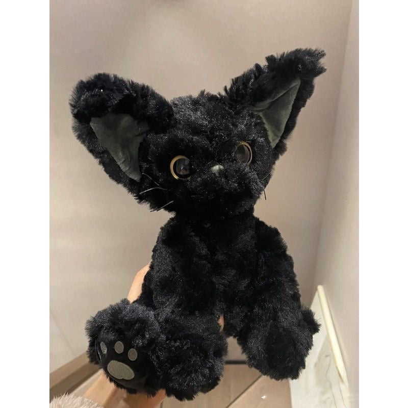 Kawaii Black Cat Plush Toy Stuffed Animal toy triver