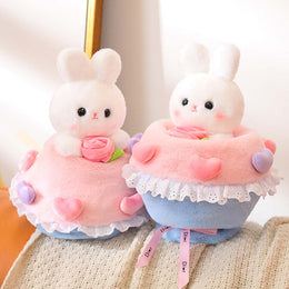 Kawaii Bunny Flower Bouquet Stuffed Animal Plush – Toy Triver
