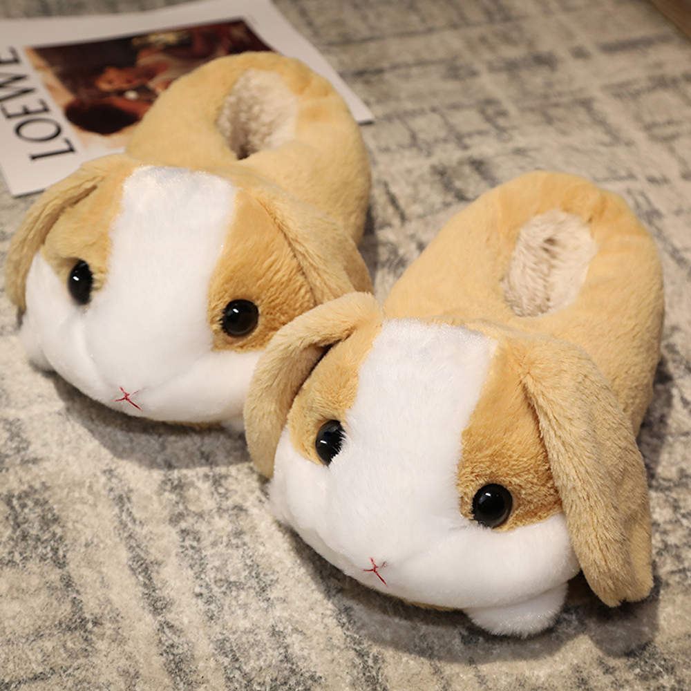 Kawaii Bunny Rabbit Slippers Winter Home Indoor Floor Shoes toy triver