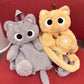 Kawaii Cat Backpack School Shoulder Bag Plush Toy Stuffed Animal Toy Triver