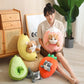 Kawaii Cat in Fruit Plush Toy-Quirky Fruit & Pet Fusion for Decor toy triver