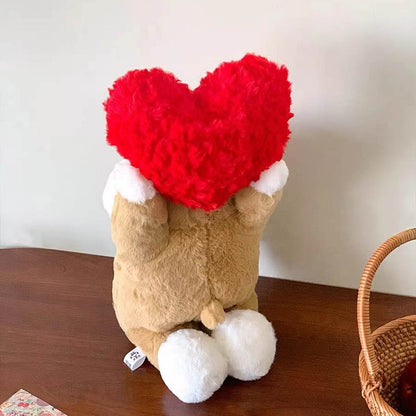 Kawaii Courtship Love Dog Plush Toy toy triver