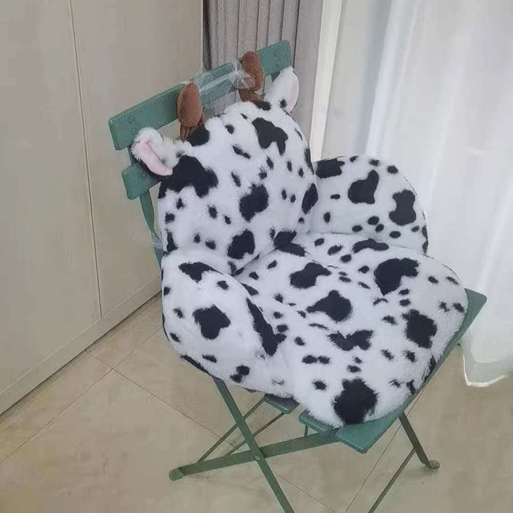 Cute Cow Seat Cushion Pet Mat Toy Triver