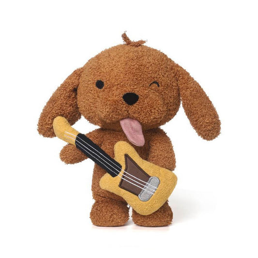Kawaii Dog Plush Toy with Guitar