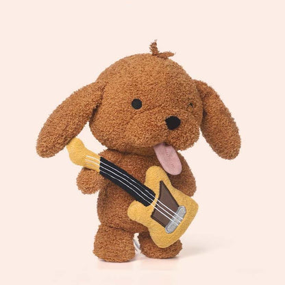 Kawaii Dog Plush Toy with Guitar
