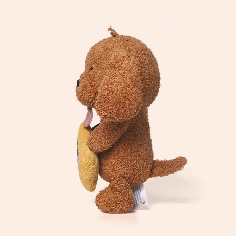 Kawaii Dog Plush Toy with Guitar
