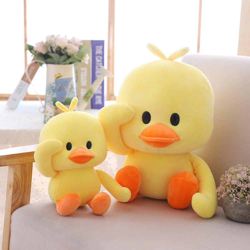 Kawaii Yellow Duck Plush Toys Stuffed Animals Doll Toy Triver