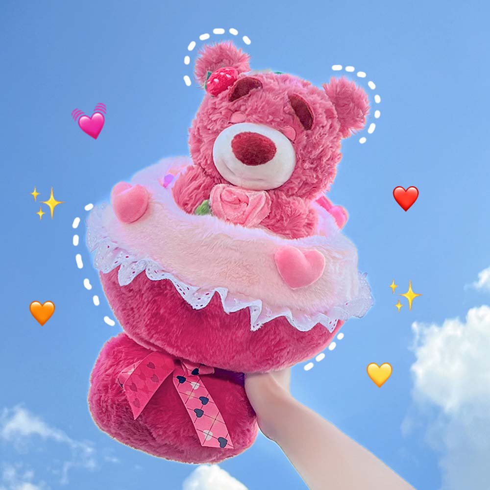 Kawaii Flower Bouquet Bear Stuffed Animal Plush toy triver