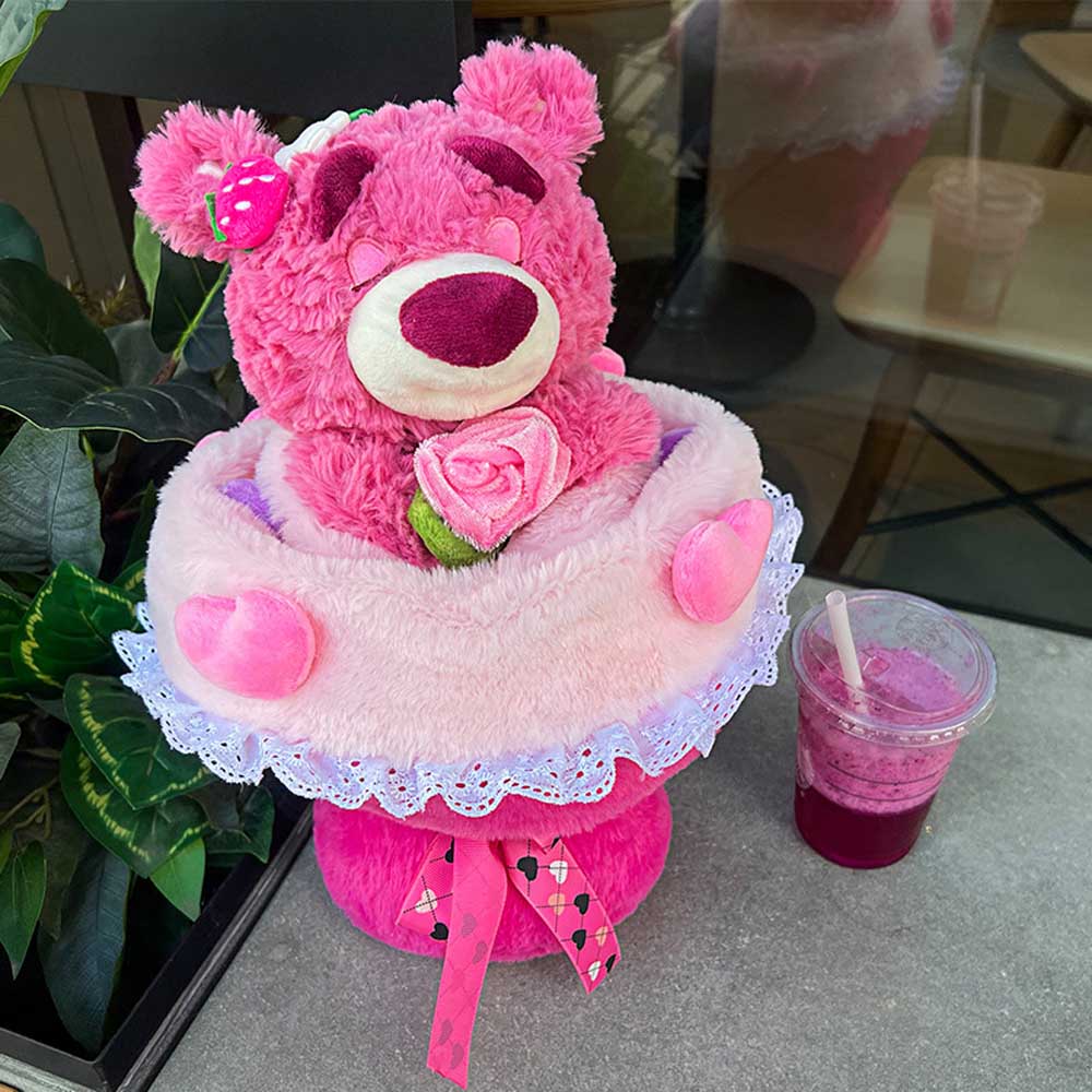 Kawaii Flower Bouquet Bear Stuffed Animal Plush toy triver