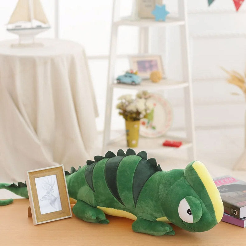 Kawaii Giant Lizard Chameleon Plush Toy toy triver