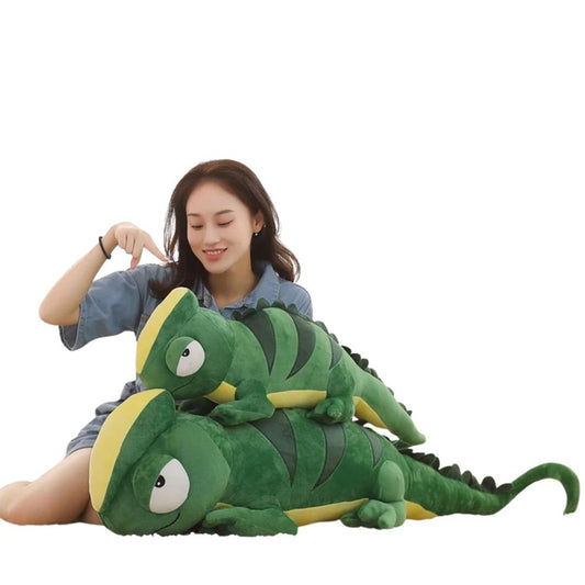 Giant Lizard Chameleon Plush Toy