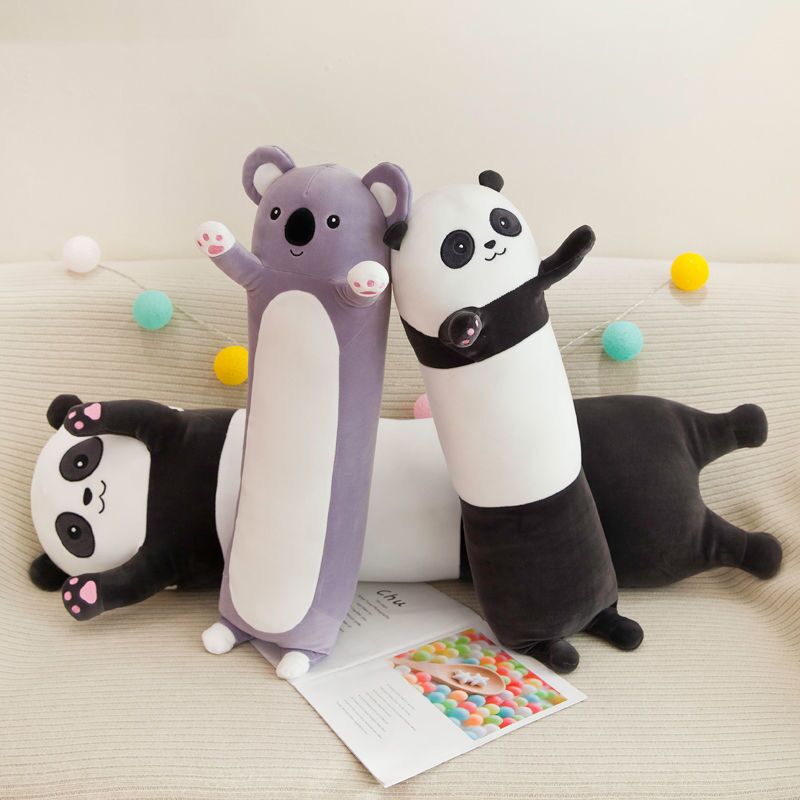 Kawaii Koala Bear Panda Plush Toy Long Pillow Cushion toy triver