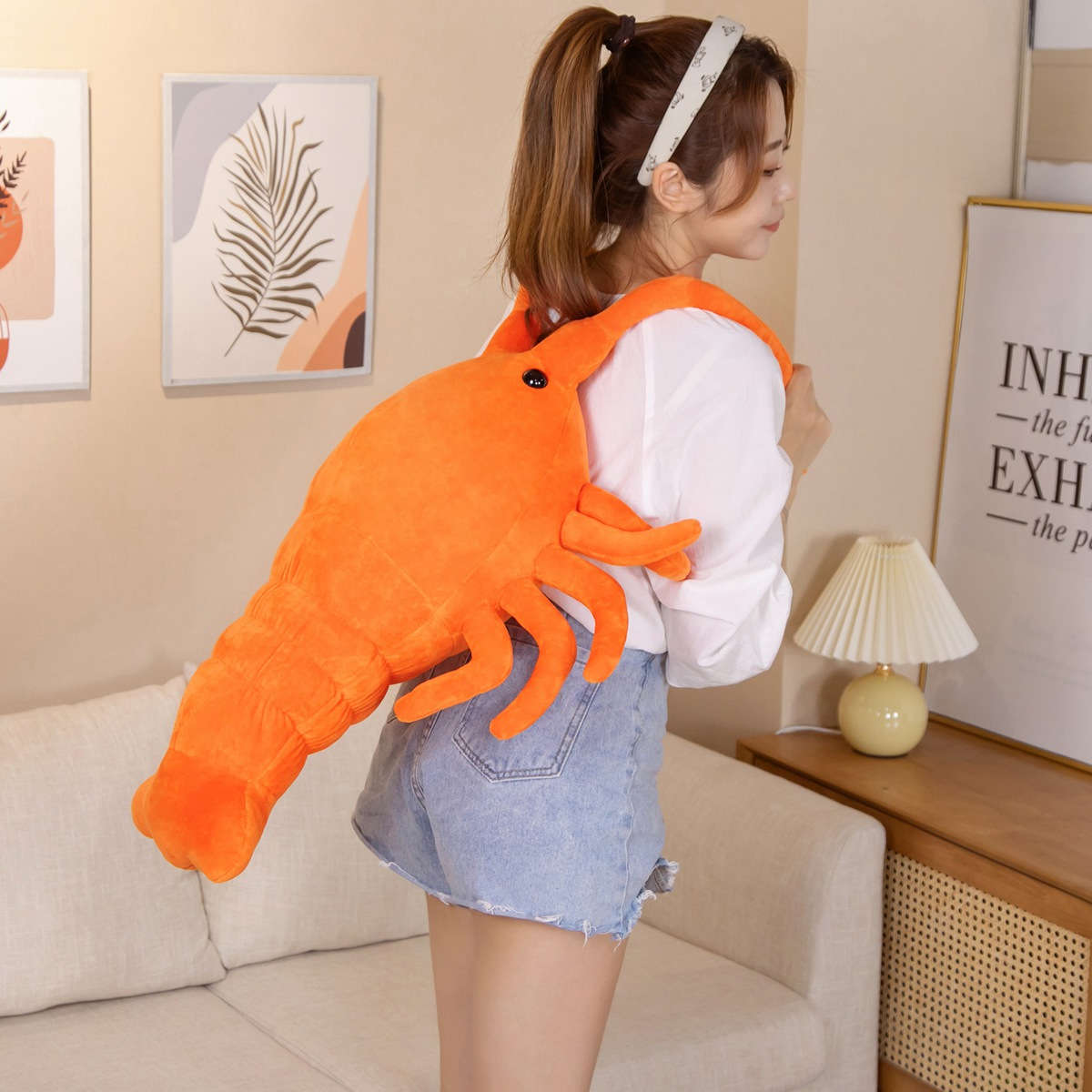 Kawaii Lobster Plush Toy Stuffed Animal toy triver