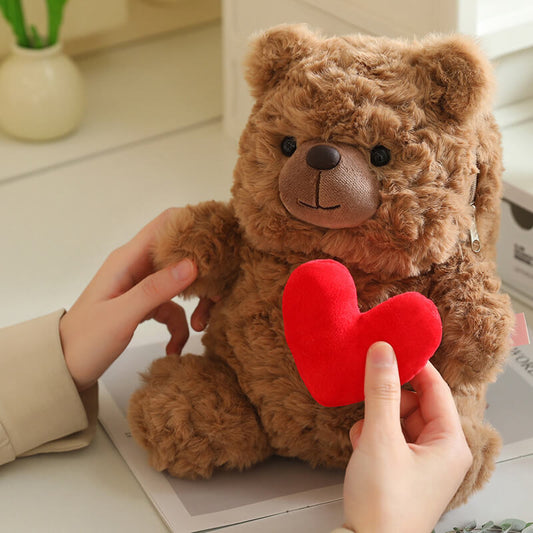 Kawaii Love Teddy Bear Plush Toy Stuffed Animal toy triver