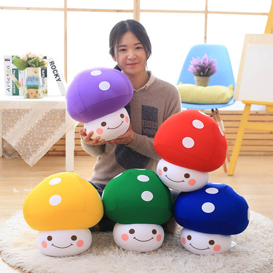 Kawaii Mushroom Plush Toy Stuffed Doll toy triver