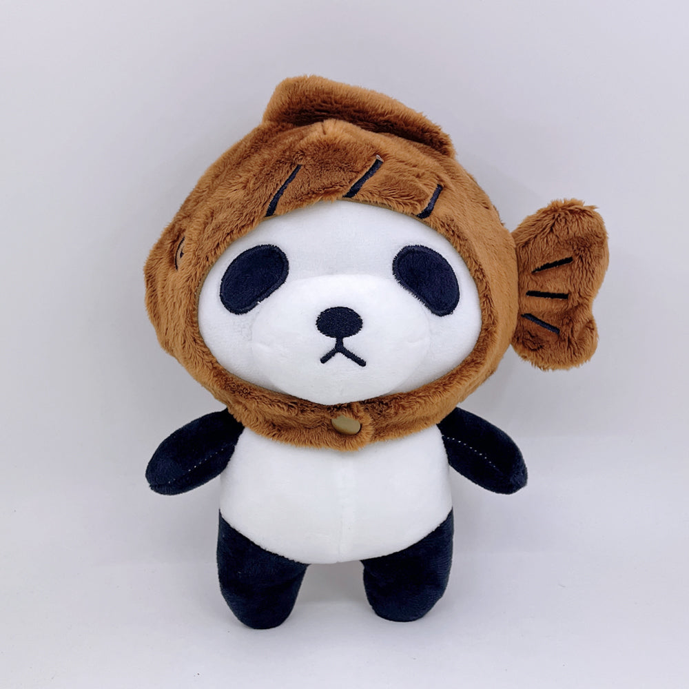 Panda in Taiyaki Fish Hat Plush Toy – Toy Triver