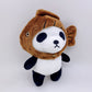 Panda in Taiyaki Fish Hat Plush Toy toy triver