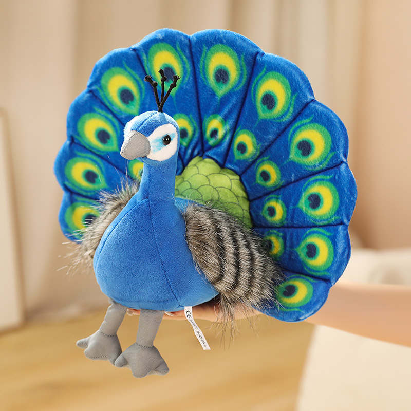 Kawaii Peacock Plush Toy Stuffed Animal toy triver