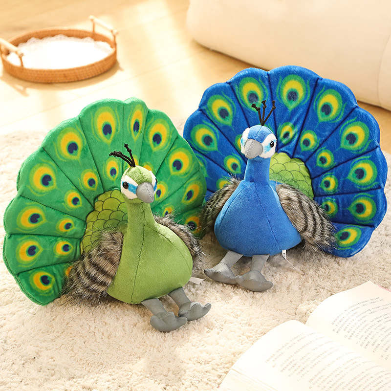 Kawaii Peacock Plush Toy Stuffed Animal toy triver