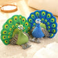 Kawaii Peacock Plush Toy Stuffed Animal toy triver