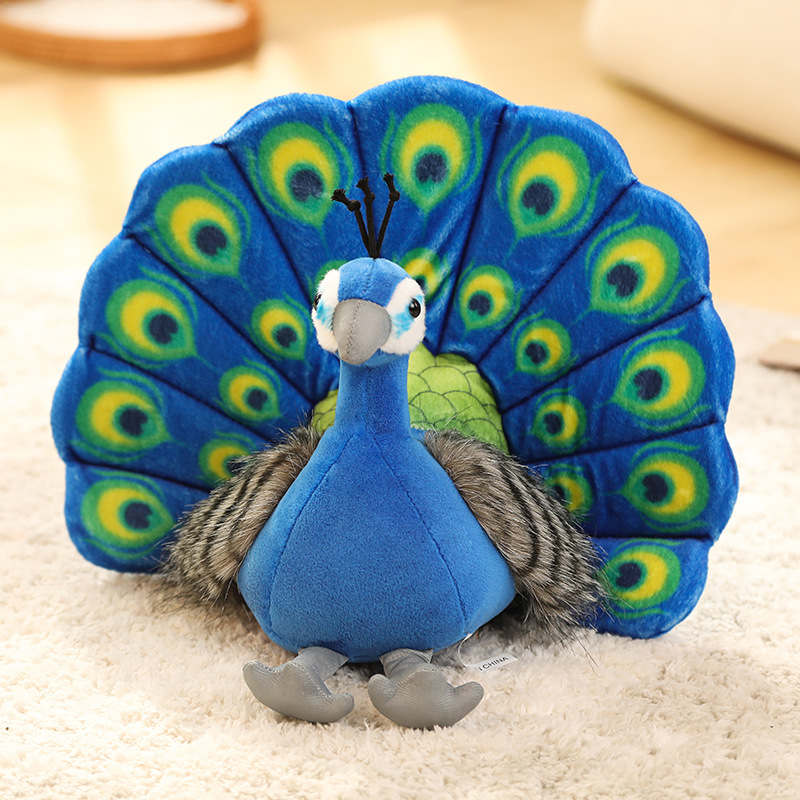 Kawaii Peacock Plush Toy Stuffed Animal toy triver