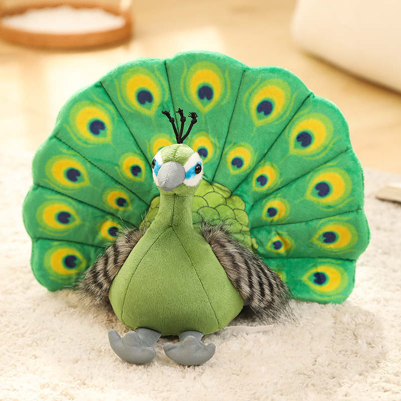 Kawaii Peacock Plush Toy Stuffed Animal toy triver