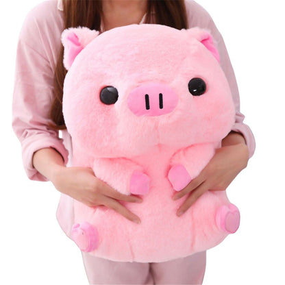 Kawaii Pink Pig Plush Toy