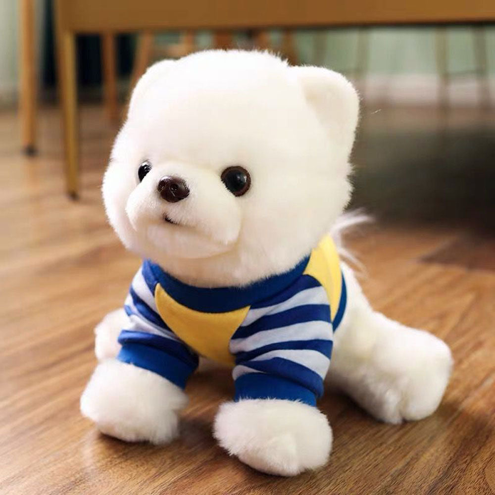 Kawaii Pomeranian Dog Plush Toy Stuffed Animal toy triver