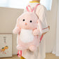 Rabbit Bunny Shoulder Backpack School Bag Plush Toy toy triver