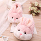 Kawaii Pink Rabbit Bunny Slippers Winter Indoor Shoes toy triver
