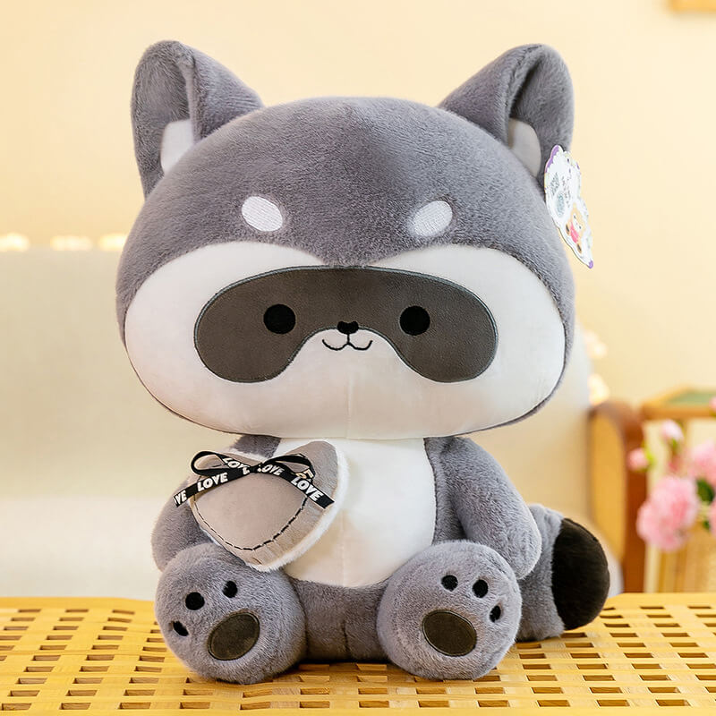 Pushy Raccon Cute Raccoon Plush Toy Stuffed Animal – Toy Triver