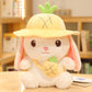 Kawaii Strawberry Bunny Rabbit Plush Toy toy triver