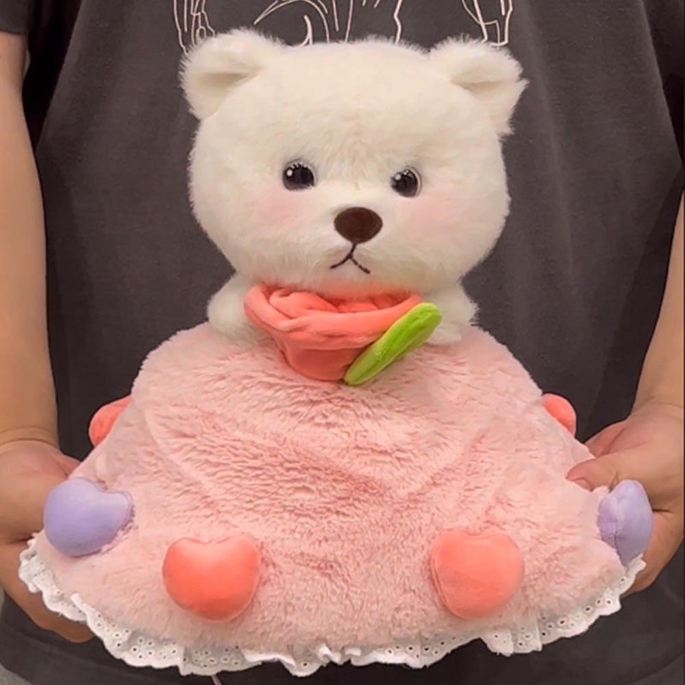 Kawaii Teddy Bear Flower Bouquet Stuffed Animal Plush toy triver