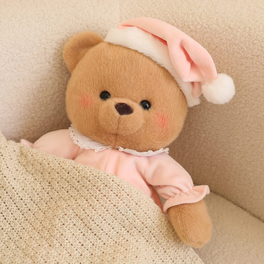 Kawaii Teddy Bear in Pajamas Plush Toy Stuffed Animal toy triver