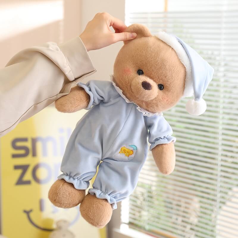 Kawaii Teddy Bear in Pajamas Plush Toy toy triver