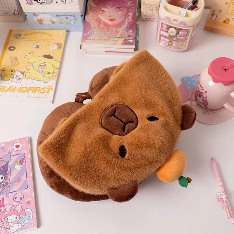 Kawaii U-Shaped Capybara Travel Neck Pillow Plush Toy Triver