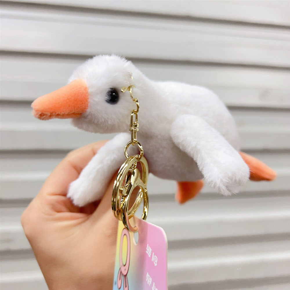 Kawaii Goose Pendant Keychain Plush Toy toy triver