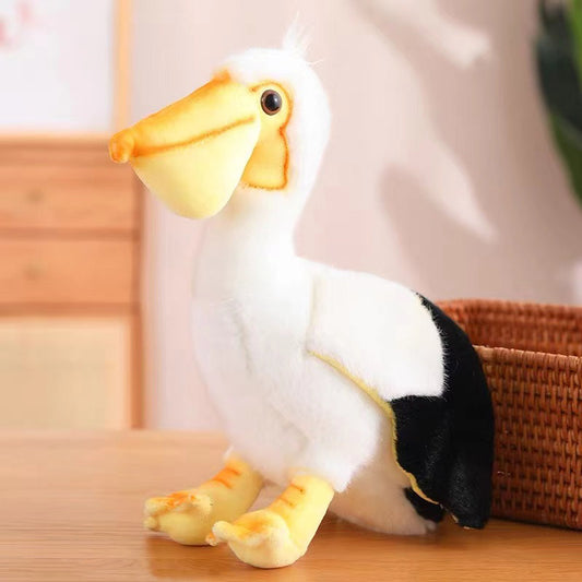 Lifelike Pelican Plush Stuffed Animal toy triver