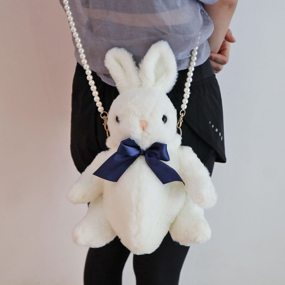 Lolita Rabbit Bunny CrossBody Shoulder Bag Plush Toy toy triver