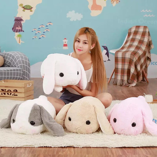 Long Ear Rabbit Bunny Plush Toy Stuffed Animal Pillow Cushion toy triver