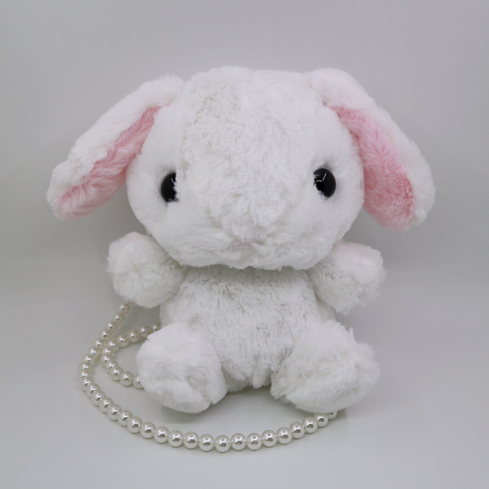 Mini Cute Bunny Crossbody Shoulder Plush Bag toy triver