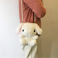 Mini Cute Bunny Crossbody Shoulder Plush Bag toy triver