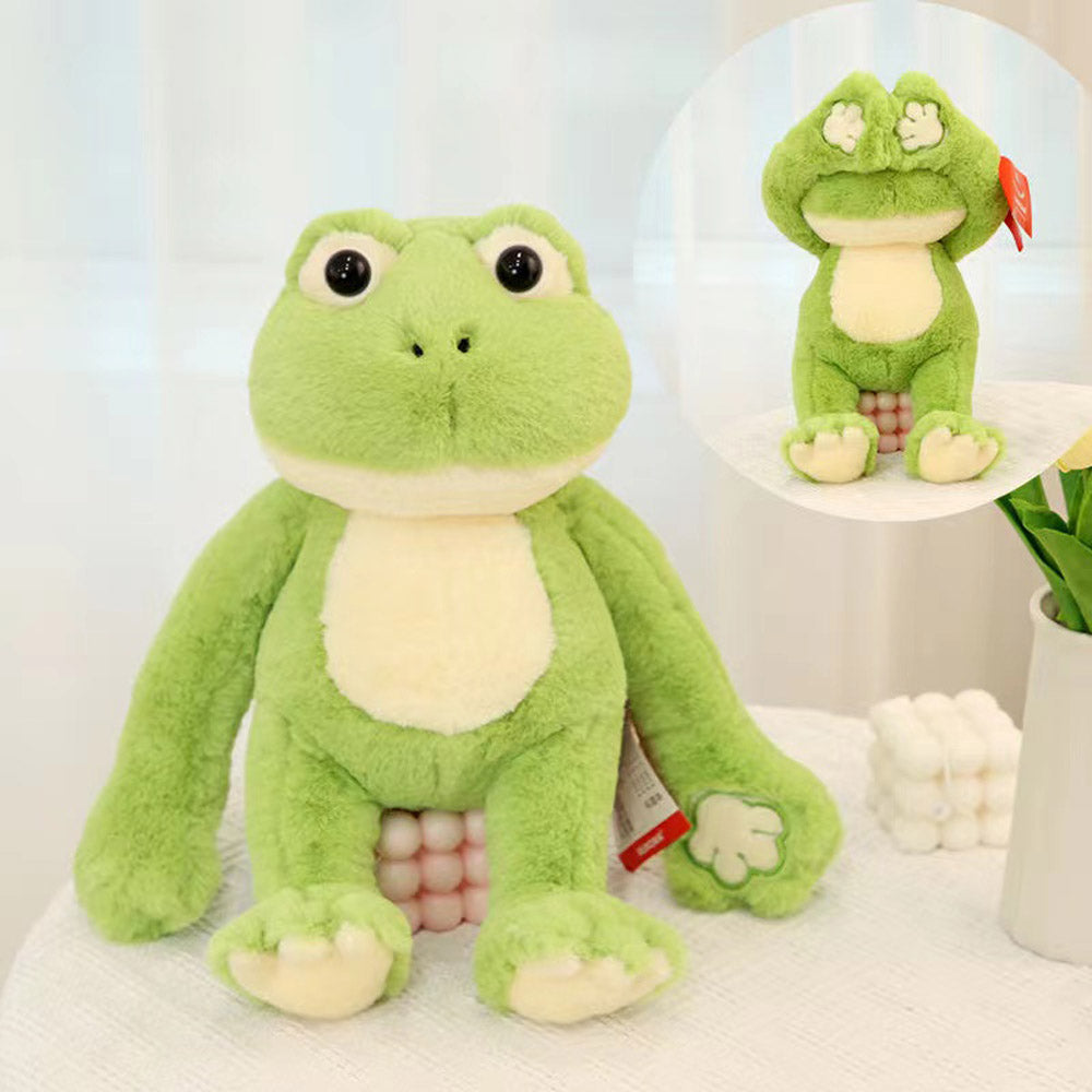 Peek A Boo Frog Duck Bunny Plush Toy toy triver