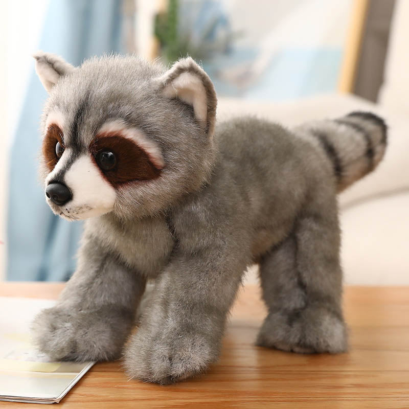 Pushy Raccon Realistic Raccoon Plush Toy - Detailed, Soft & Perfect for Gifting ...